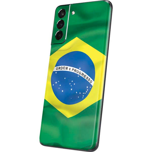 Brazil Flag Galaxy S21 Plus 5G Skin